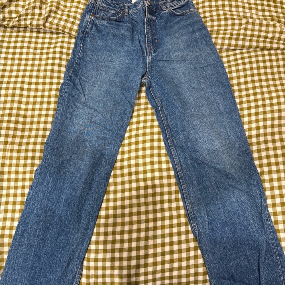 Reformation Abby High Rise Straight Jeans